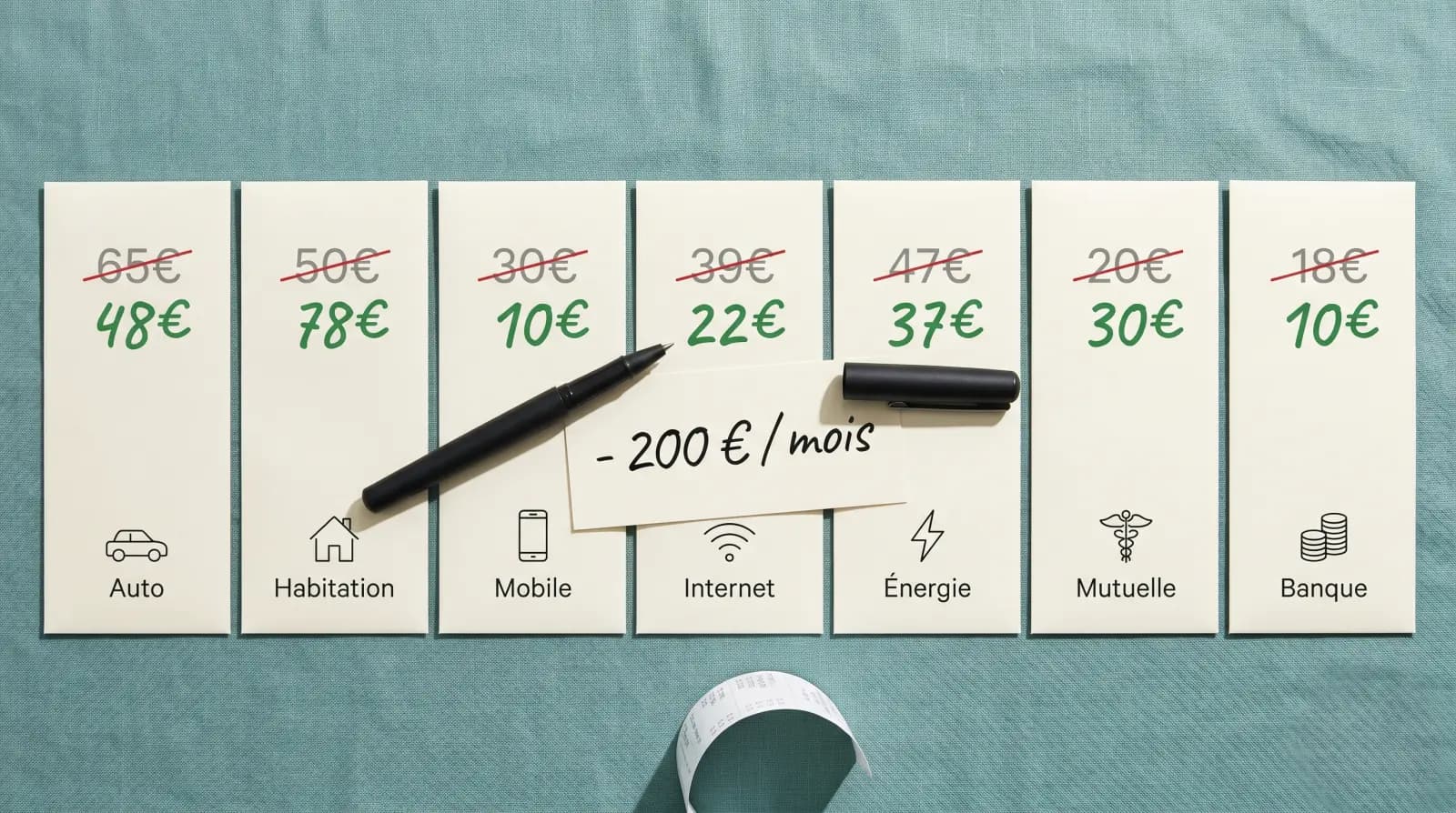 Réduire ses charges fixes : 7 postes à renégocier