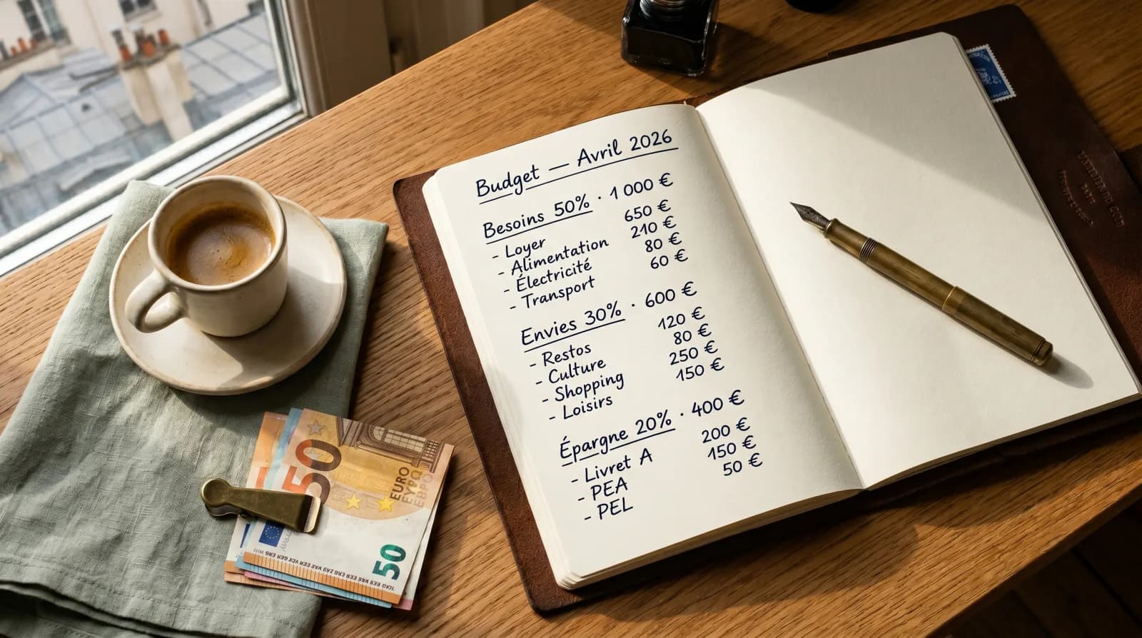Faire son budget mensuel en 5 étapes (guide 2026)