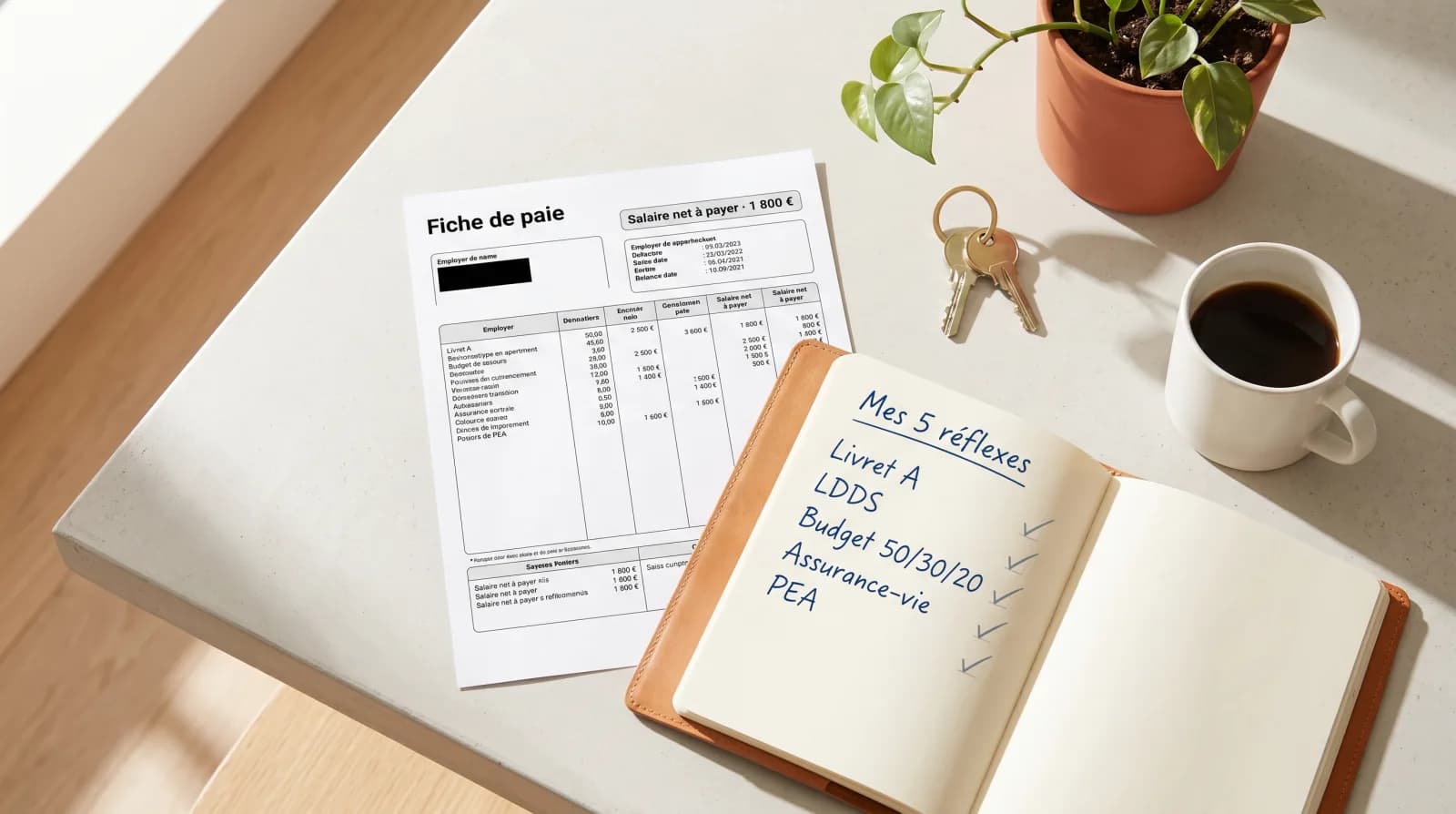 Premier salaire : 5 réflexes financiers à adopter