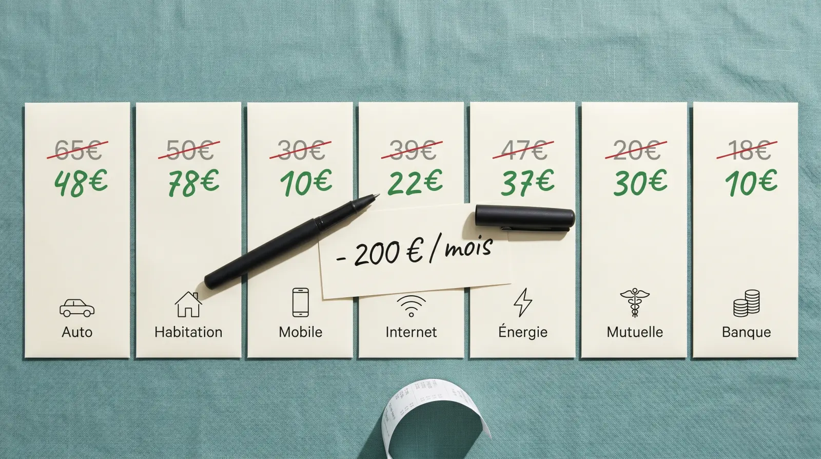 Réduire ses charges fixes : 7 postes à renégocier